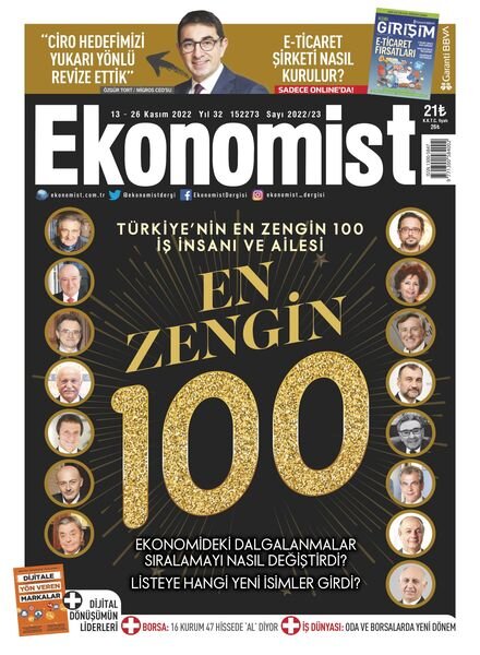 Ekonomist – 12 Kasim 2022 Cover