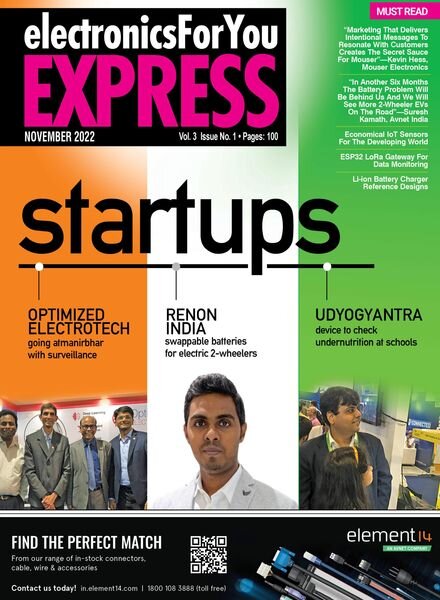 Electronics For You Express – November 2022 Cover