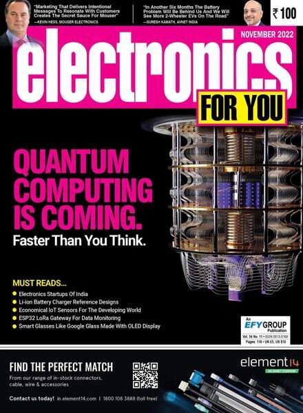 Electronics For You – November 2022 Cover