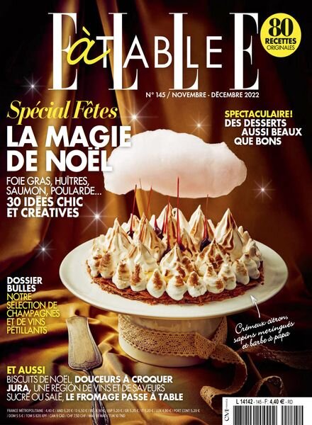 Elle a Table – novembre 2022 Cover