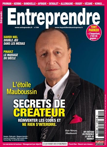 Entreprendre – Novembre 2022 Cover
