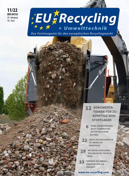 EU-Recycling – November 2022 Cover