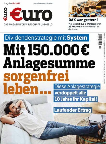 Euro – Dezember 2022 Cover