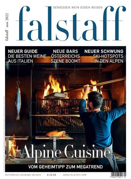 Falstaff Magazin Osterreich – November 2022 Cover
