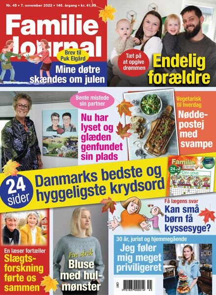 Familie Journal – 07 november 2022 Cover