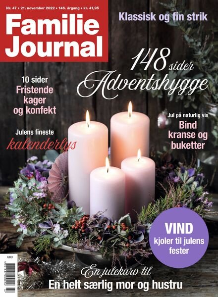 Familie Journal – 21 november 2022 Cover