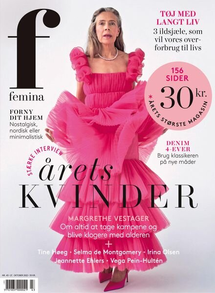 Femina Denmark – 27 oktober 2022 Cover
