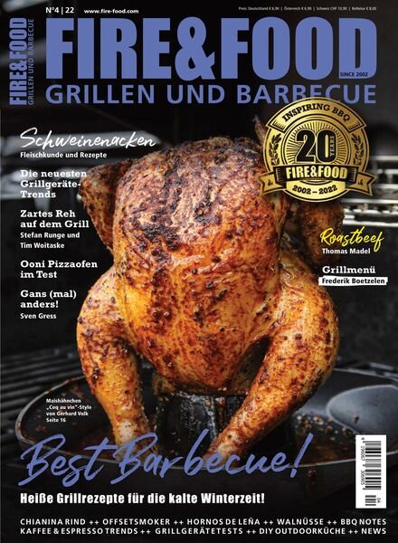 Fire & Food Grillen und Barbecuen – November 2022 Cover