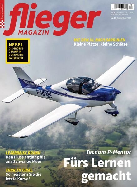 Fliegermagazin – Dezember 2022 Cover