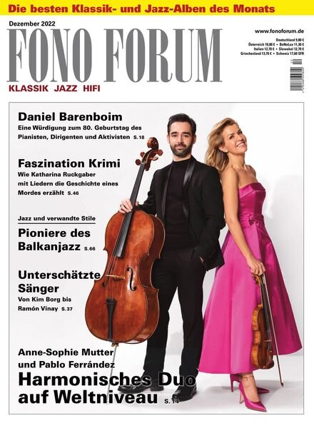 Fono Forum – Dezember 2022 Cover