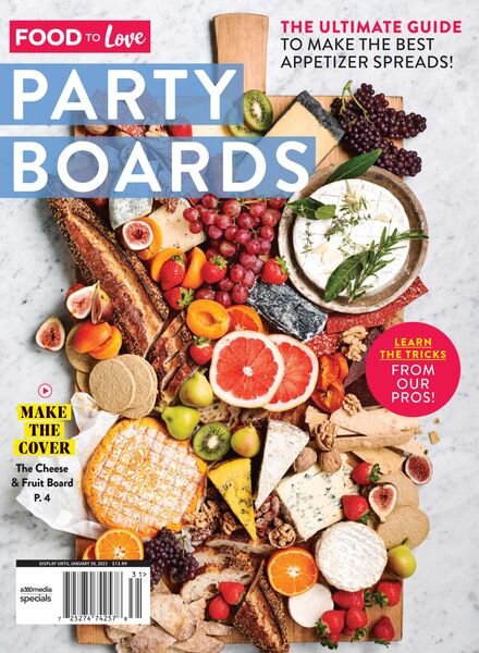 Food to Love Party Boards – October 2022 Cover