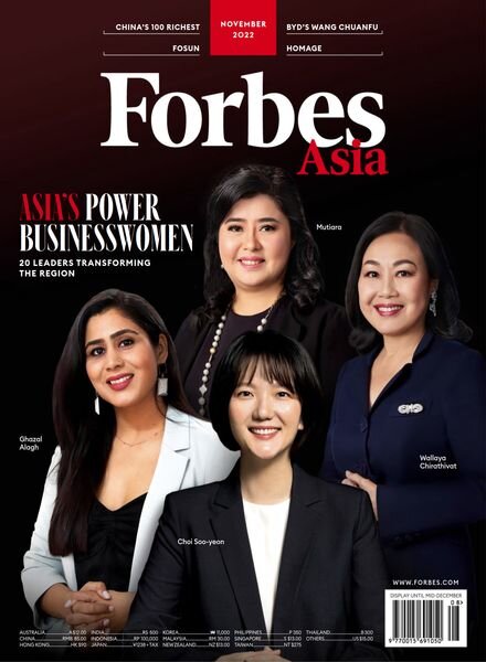 Forbes Asia – November 2022 Cover