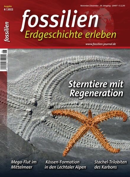 FOSSILIEN – Erdgeschichte erleben – November 2022 Cover