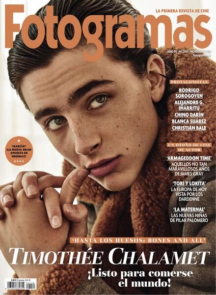 Fotogramas – noviembre 2022 Cover