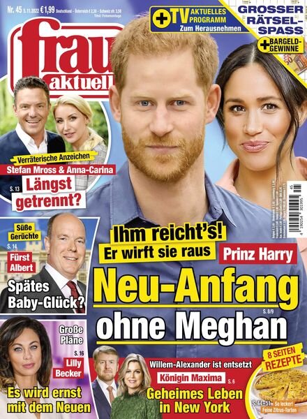 frau aktuell – 05 November 2022 Cover