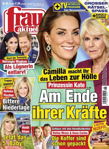 frau aktuell – 12 November 2022 Cover
