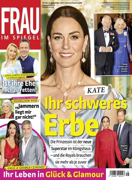Frau im Spiegel – 02 November 2022 Cover