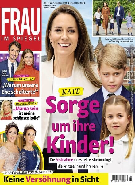 Frau im Spiegel – 23 November 2022 Cover