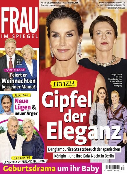 Frau im Spiegel – 26 Oktober 2022 Cover