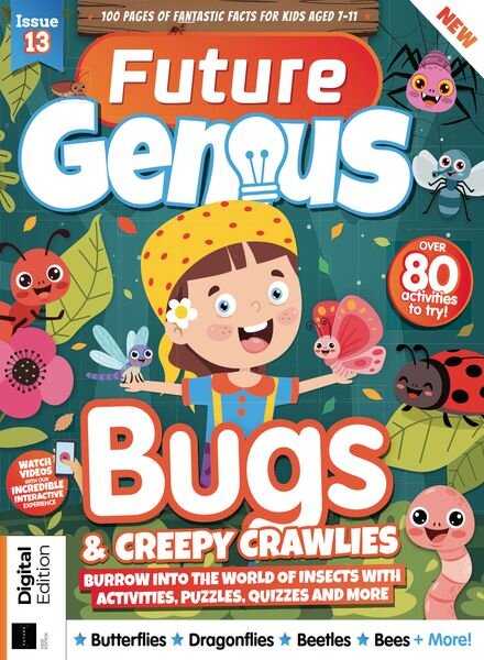 Future Genius – Bugs & Creepy Crawlies Issue 13 2022 Cover