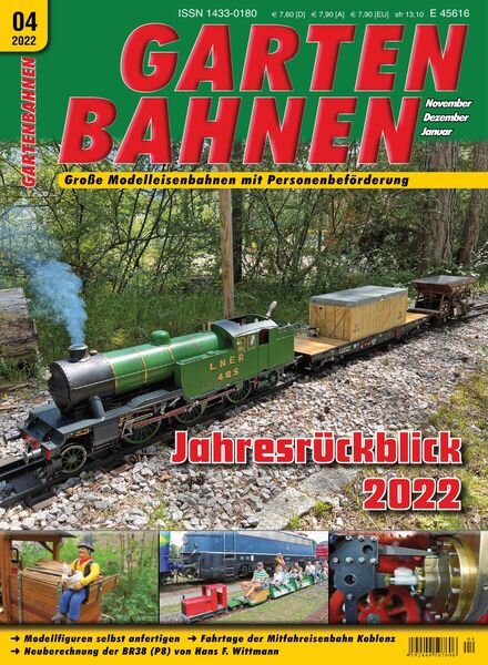 Gartenbahnen – November 2022 Cover