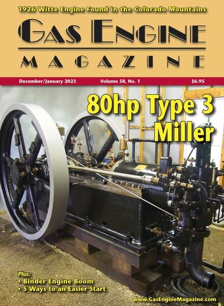 Gas Engine Magazine – December 2022 Cover