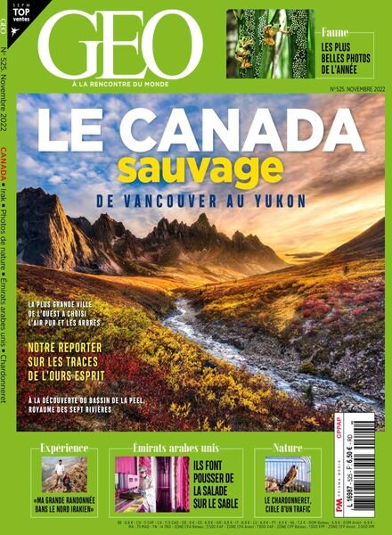 Geo France – Novembre 2022 Cover
