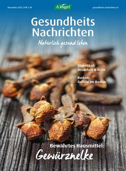 Gesundheits Nachrichten – November 2022 Cover