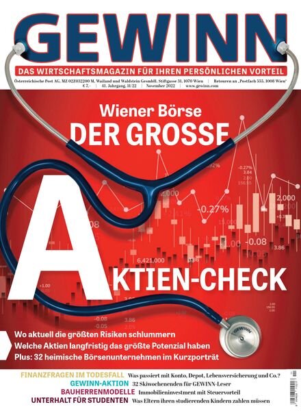 Gewinn – November 2022 Cover
