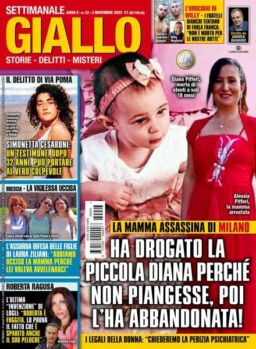 Giallo – 2 Novembre 2022