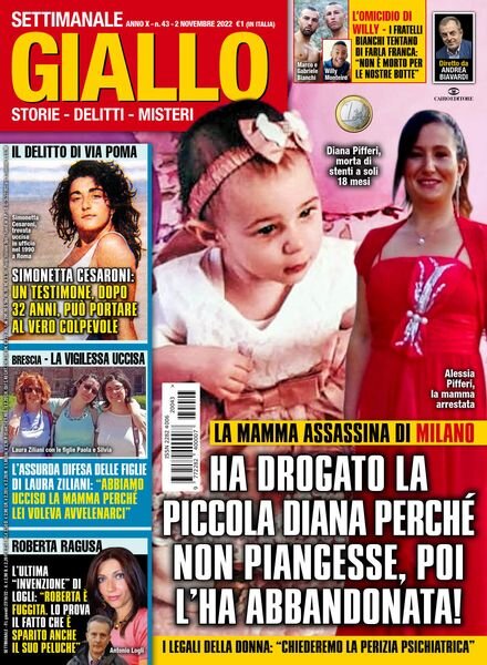 Giallo – 2 Novembre 2022 Cover