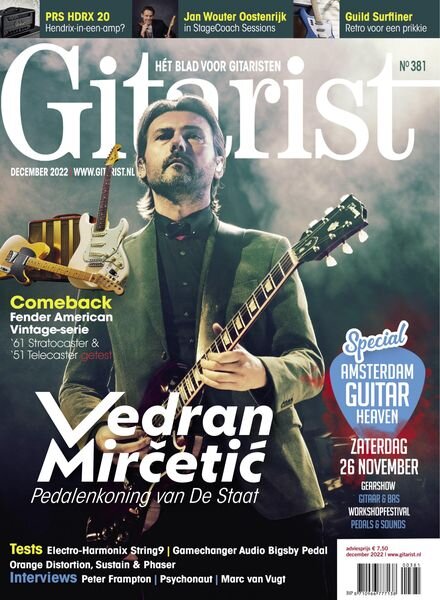 Gitarist Netherlands – december 2022 Cover
