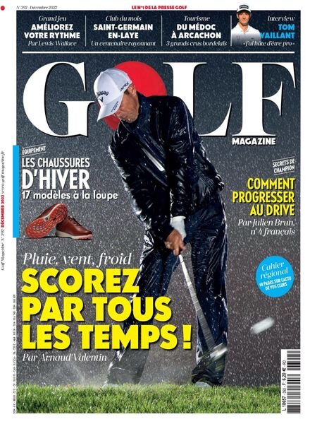 Golf Magazine France – novembre 2022 Cover