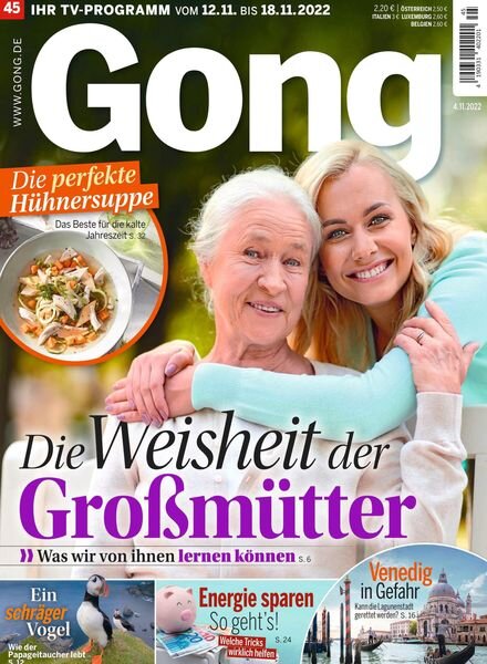 Gong – 4 November 2022 Cover