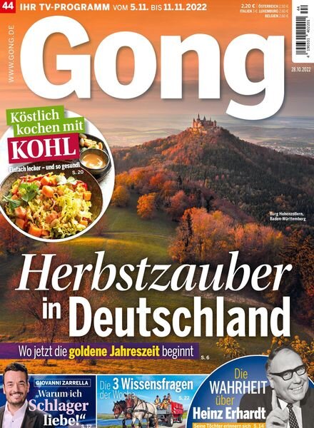 Gong – Octobre 2022 Cover