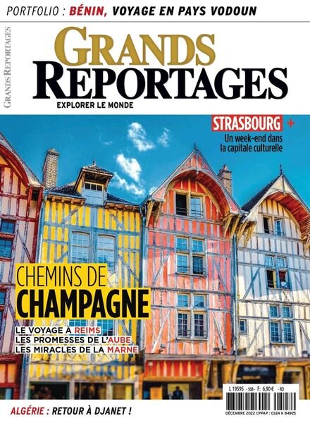 Grands Reportages – novembre 2022 Cover