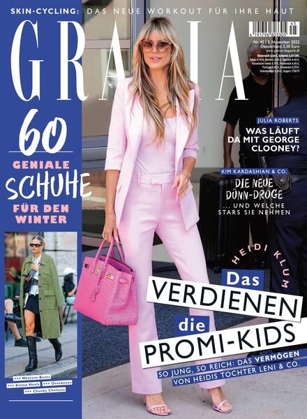 Grazia Germany – 03 November 2022 Cover