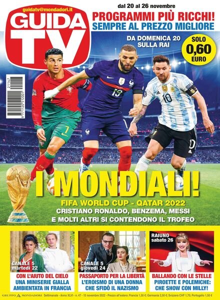 GuidaTV – 15 novembre 2022 Cover