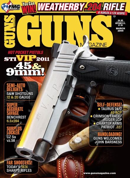 GUNS Magazine – March 2009 Cover