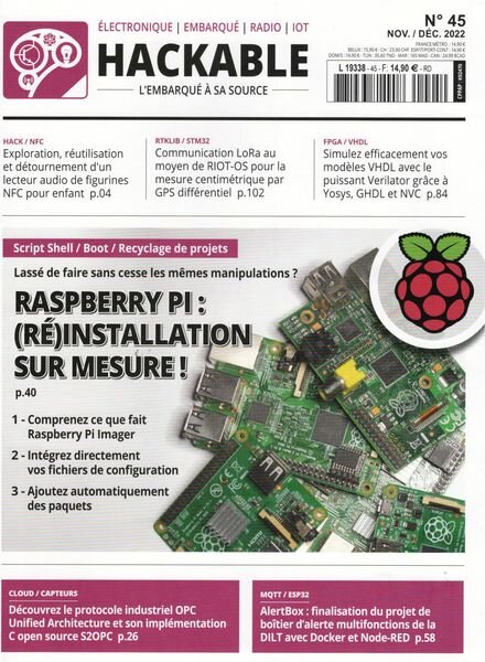 Hackable Magazine – Novembre-Decembre 2022 Cover