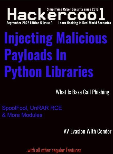 Hackercool – September 2022 Cover