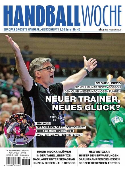 Handballwoche – 15 November 2022 Cover