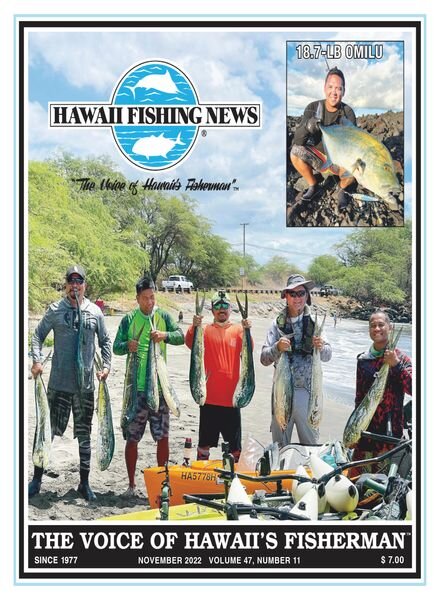 Hawaii Fishing News – November 2022 Cover