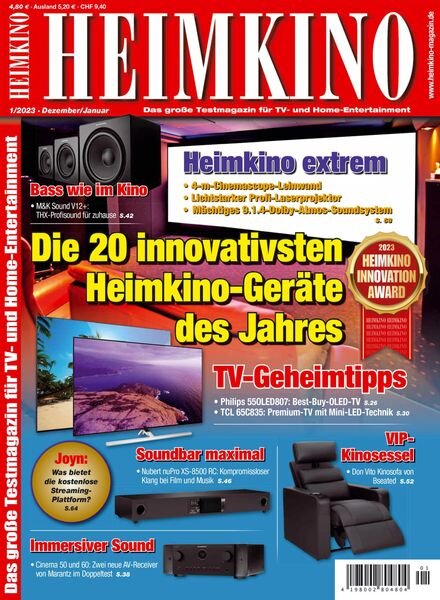 HEIMKINO – November 2022 Cover