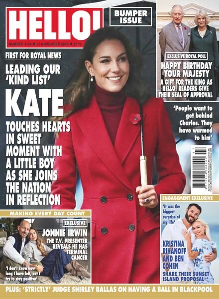 Hello! Magazine UK – 21 November 2022 Cover