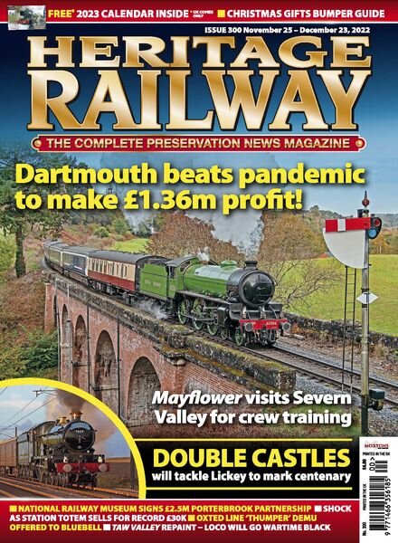Heritage Railway – November 2022 Cover