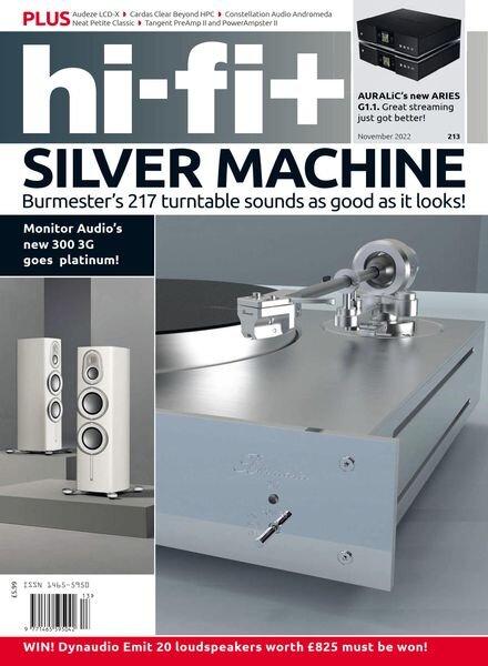 Hi-Fi+ – Issue 213 – November 2022 Cover