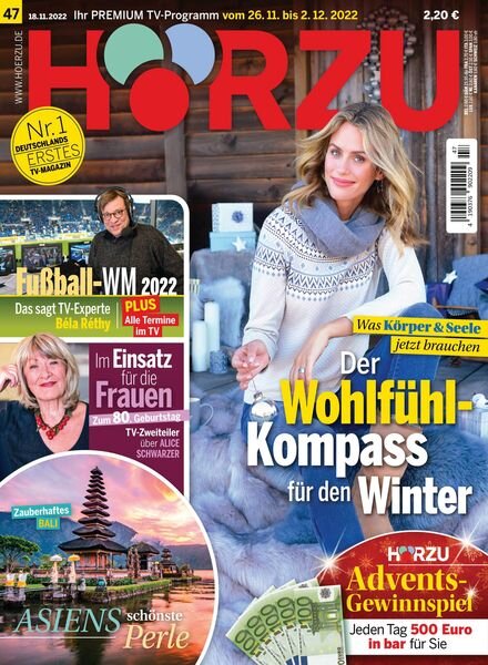 HORZU – 18 November 2022 Cover