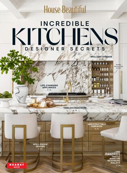 House Beautiful Incredible Kitchens – October 2022 Cover