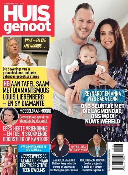 Huisgenoot – 10 November 2022 Cover